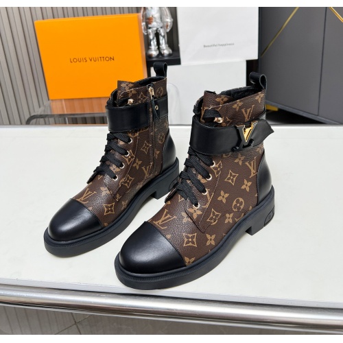 Louis Vuitton Boots For Women #1258259 $105.00 USD, Wholesale Replica Louis Vuitton Boots