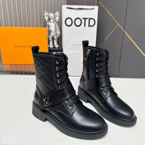 Replica Louis Vuitton Boots For Women #1258260 $105.00 USD for Wholesale