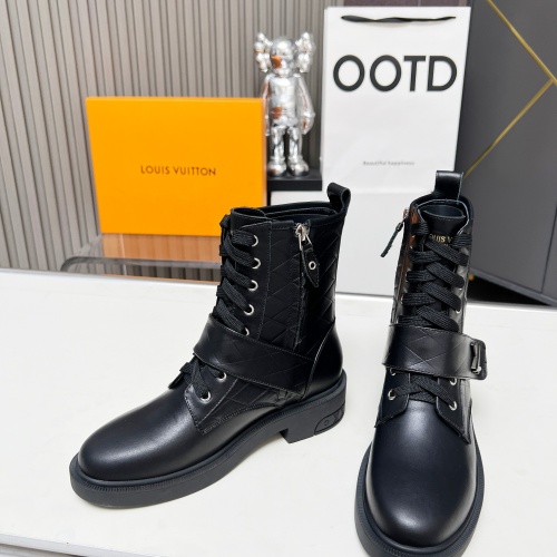 Replica Louis Vuitton Boots For Women #1258260 $105.00 USD for Wholesale