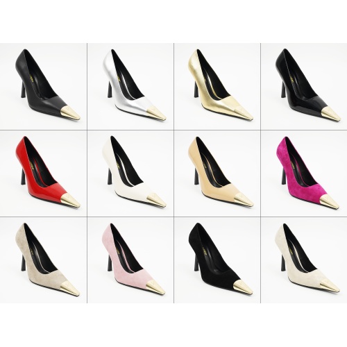 Replica Yves Saint Laurent YSL High-Heeled Shoes For Women #1258316 $102.00 USD for Wholesale