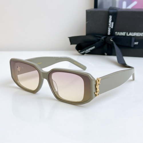 Yves Saint Laurent YSL AAA Quality Sunglasses #1258343 $60.00 USD, Wholesale Replica Yves Saint Laurent YSL AAA Quality Sunglasses