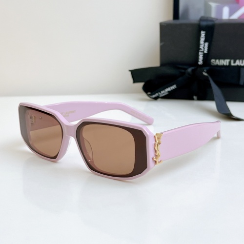 Yves Saint Laurent YSL AAA Quality Sunglasses #1258345 $60.00 USD, Wholesale Replica Yves Saint Laurent YSL AAA Quality Sunglasses