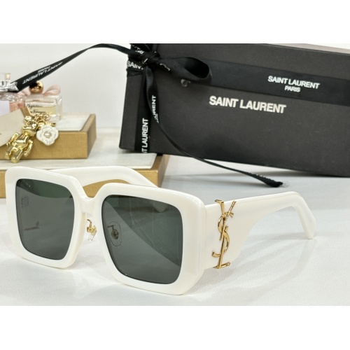 Yves Saint Laurent YSL AAA Quality Sunglasses #1258349 $64.00 USD, Wholesale Replica Yves Saint Laurent YSL AAA Quality Sunglasses