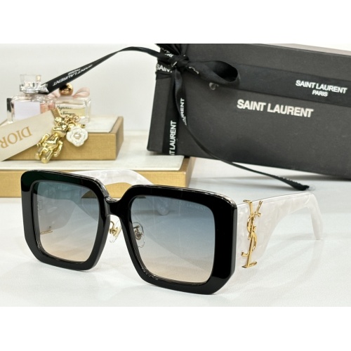 Yves Saint Laurent YSL AAA Quality Sunglasses #1258351 $64.00 USD, Wholesale Replica Yves Saint Laurent YSL AAA Quality Sunglasses