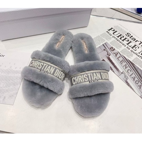 Christian Dior Slippers For Women #1258358 $88.00 USD, Wholesale Replica Christian Dior Slippers