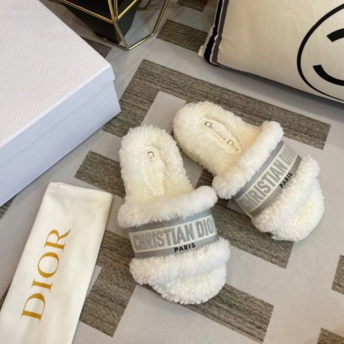 Christian Dior Slippers For Women #1258360 $85.00 USD, Wholesale Replica Christian Dior Slippers