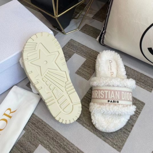 Replica Christian Dior Slippers For Women #1258361 $85.00 USD for Wholesale