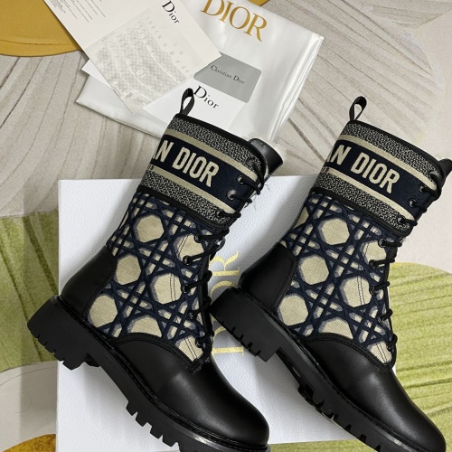 Replica Christian Dior Boots For Women #1258367 $118.00 USD for Wholesale