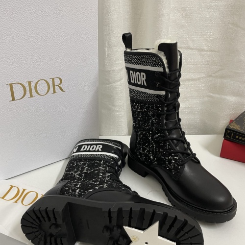 Replica Christian Dior Boots For Women #1258368 $118.00 USD for Wholesale