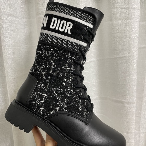 Replica Christian Dior Boots For Women #1258368 $118.00 USD for Wholesale