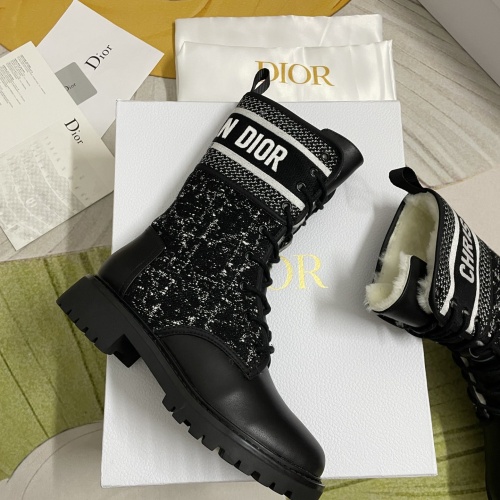 Replica Christian Dior Boots For Women #1258368 $118.00 USD for Wholesale