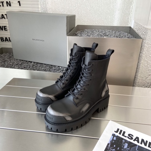 Replica Balenciaga Boots For Women #1258369 $125.00 USD for Wholesale