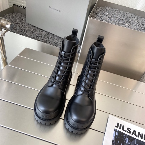 Replica Balenciaga Boots For Women #1258371 $125.00 USD for Wholesale