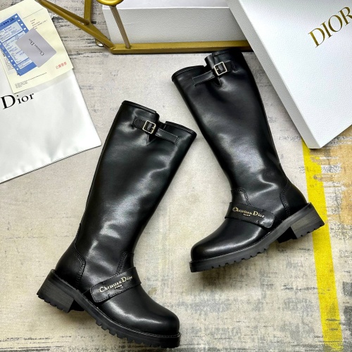 Replica Christian Dior Boots For Women #1258399 $132.00 USD for Wholesale