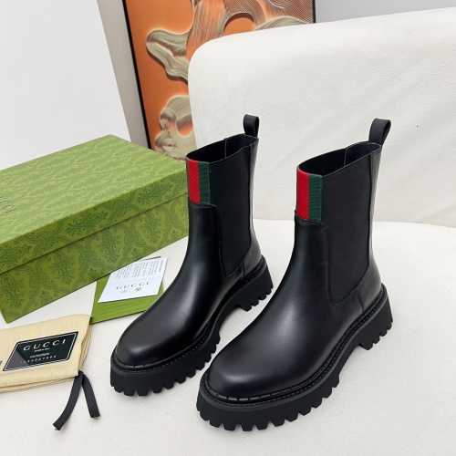 Gucci Boots For Women #1258400 $108.00 USD, Wholesale Replica Gucci Boots