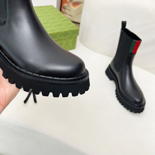 Replica Gucci Boots For Women #1258400 $108.00 USD for Wholesale