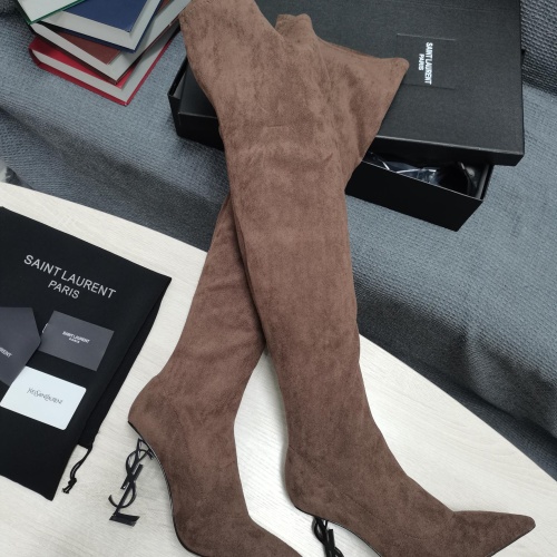 Yves Saint Laurent YSL Boots For Women #1258405 $145.00 USD, Wholesale Replica Yves Saint Laurent YSL Boots