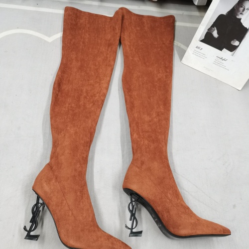 Yves Saint Laurent YSL Boots For Women #1258406 $145.00 USD, Wholesale Replica Yves Saint Laurent YSL Boots