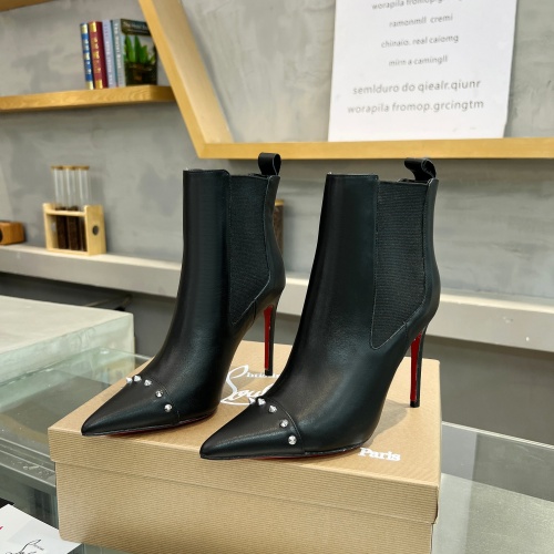 Christian Louboutin Boots For Women #1258411 $140.00 USD, Wholesale Replica Christian Louboutin Boots