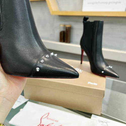 Replica Christian Louboutin Boots For Women #1258411 $140.00 USD for Wholesale