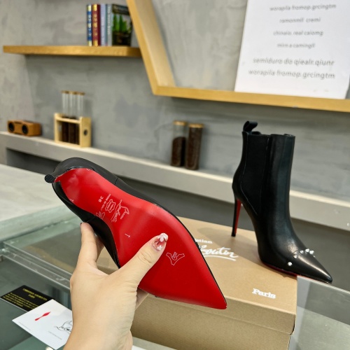 Replica Christian Louboutin Boots For Women #1258411 $140.00 USD for Wholesale