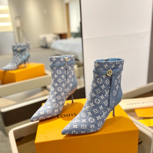 Replica Louis Vuitton Boots For Women #1258413 $150.00 USD for Wholesale