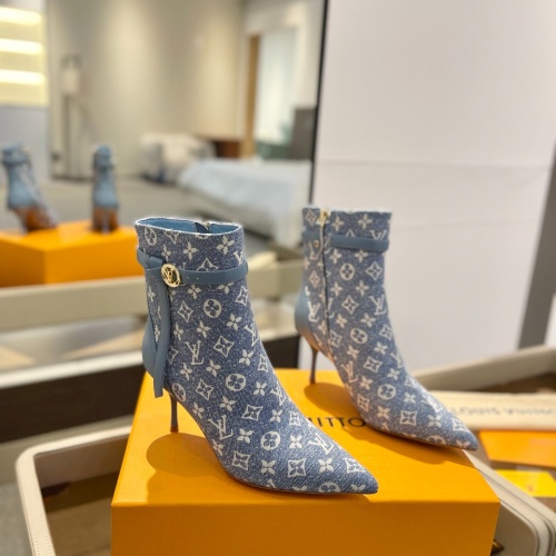 Replica Louis Vuitton Boots For Women #1258413 $150.00 USD for Wholesale