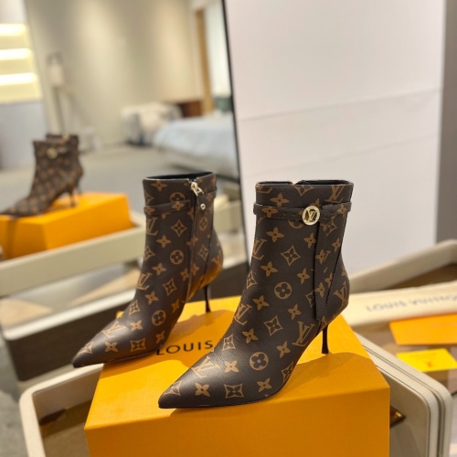 Replica Louis Vuitton Boots For Women #1258414 $150.00 USD for Wholesale