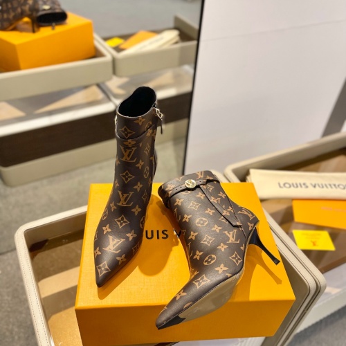 Replica Louis Vuitton Boots For Women #1258414 $150.00 USD for Wholesale