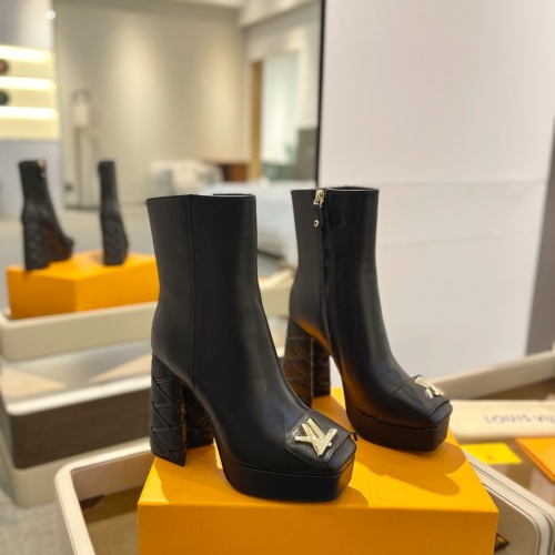 Replica Louis Vuitton Boots For Women #1258431 $165.00 USD for Wholesale