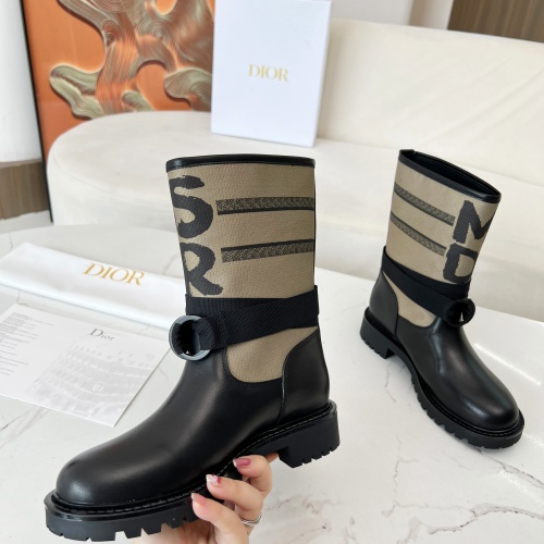 Replica Christian Dior Boots For Women #1258478 $108.00 USD for Wholesale