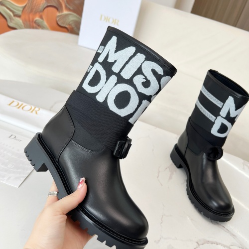 Replica Christian Dior Boots For Women #1258479 $108.00 USD for Wholesale