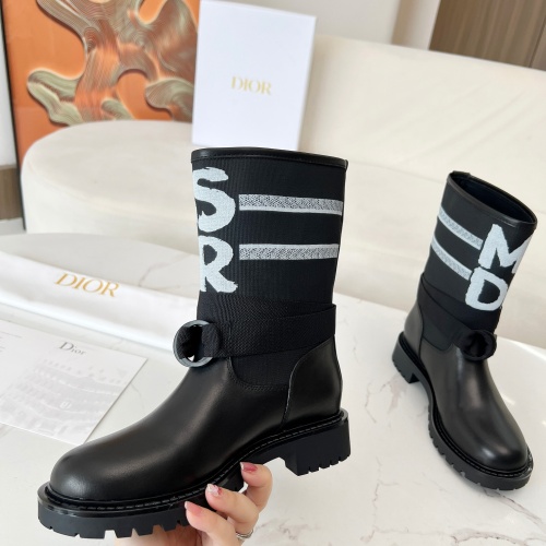 Replica Christian Dior Boots For Women #1258479 $108.00 USD for Wholesale