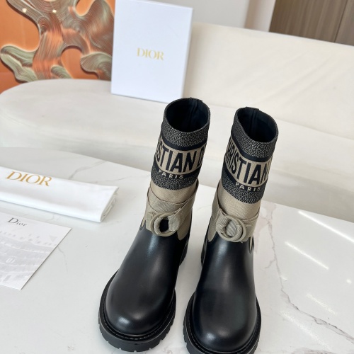 Replica Christian Dior Boots For Women #1258480 $108.00 USD for Wholesale