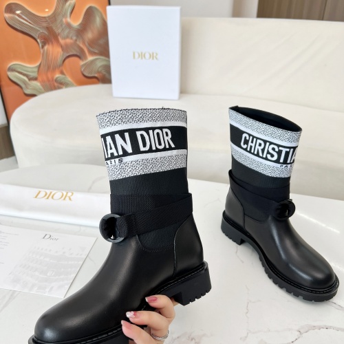 Replica Christian Dior Boots For Women #1258482 $108.00 USD for Wholesale