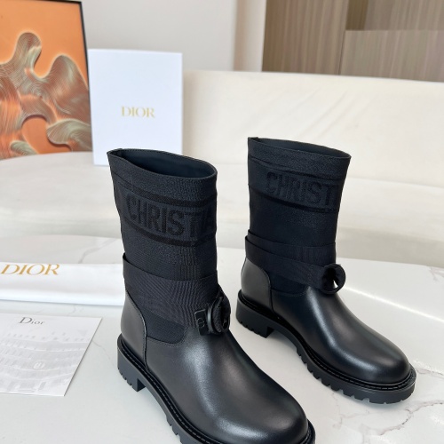 Replica Christian Dior Boots For Women #1258483 $108.00 USD for Wholesale