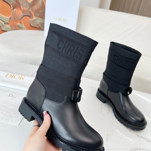 Replica Christian Dior Boots For Women #1258483 $108.00 USD for Wholesale