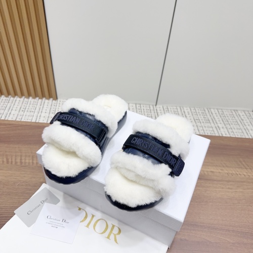 Christian Dior Slippers For Women #1258485 $96.00 USD, Wholesale Replica Christian Dior Slippers