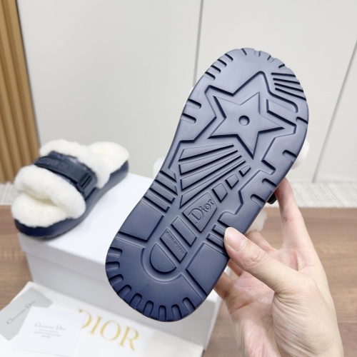 Replica Christian Dior Slippers For Women #1258485 $96.00 USD for Wholesale