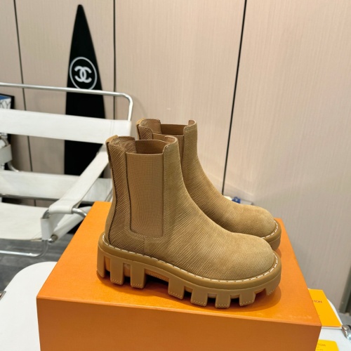 Replica Louis Vuitton Boots For Women #1258497 $150.00 USD for Wholesale