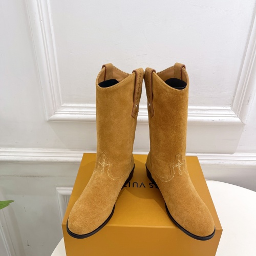 Replica Louis Vuitton Boots For Women #1258510 $158.00 USD for Wholesale