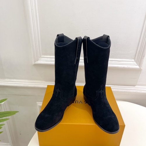 Replica Louis Vuitton Boots For Women #1258517 $158.00 USD for Wholesale