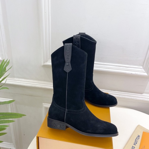 Replica Louis Vuitton Boots For Women #1258517 $158.00 USD for Wholesale