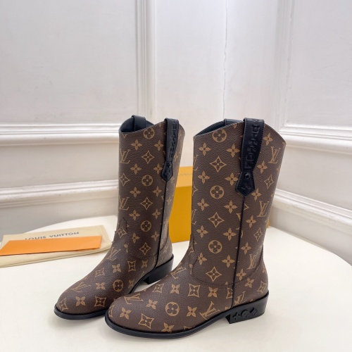 Louis Vuitton Boots For Women #1258521 $158.00 USD, Wholesale Replica Louis Vuitton Boots