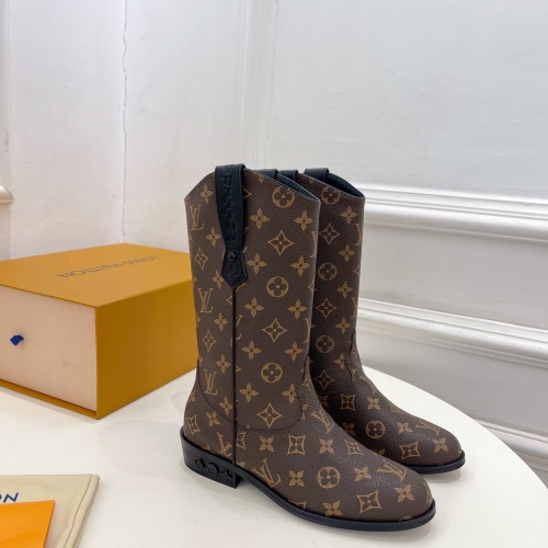 Replica Louis Vuitton Boots For Women #1258521 $158.00 USD for Wholesale