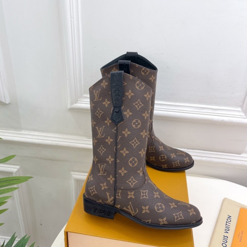 Replica Louis Vuitton Boots For Women #1258521 $158.00 USD for Wholesale