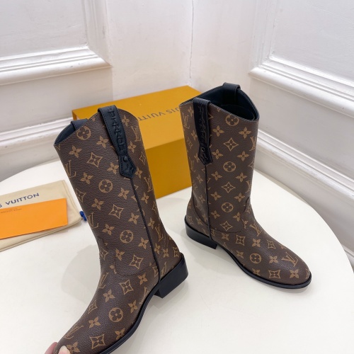 Replica Louis Vuitton Boots For Women #1258521 $158.00 USD for Wholesale