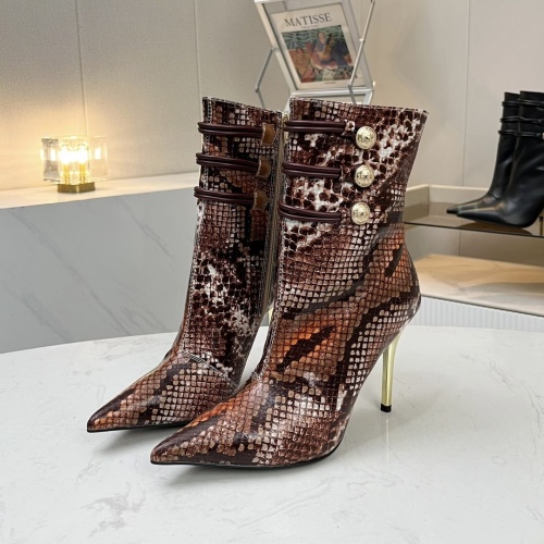 Replica Balmain Boots For Women #1258536 $108.00 USD for Wholesale