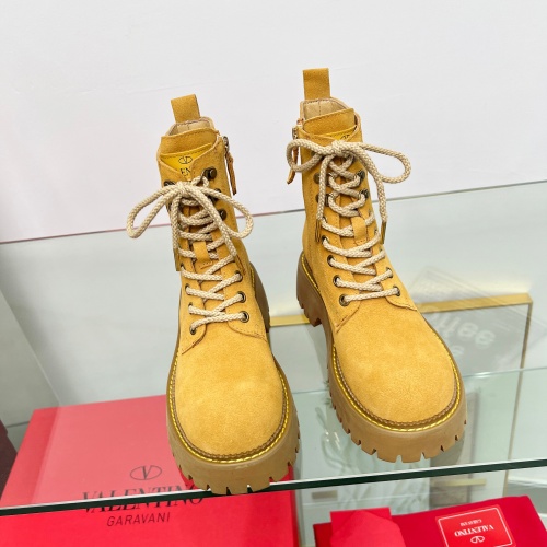 Replica Valentino Boots For Women #1258538 $112.00 USD for Wholesale