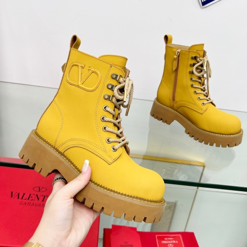 Replica Valentino Boots For Women #1258540 $112.00 USD for Wholesale